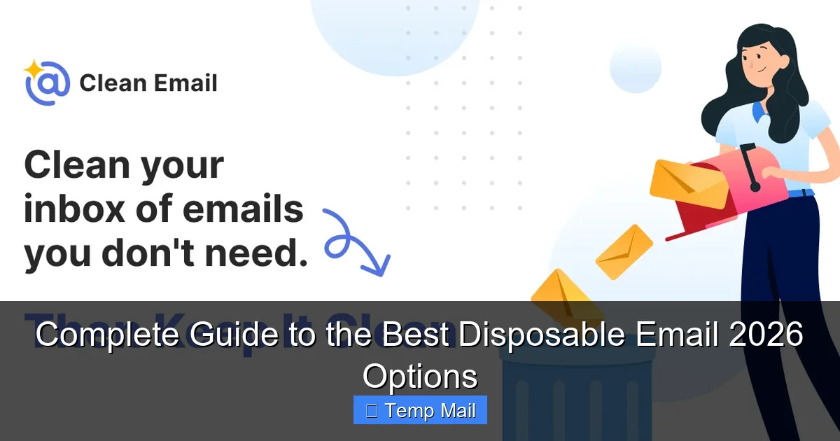 Complete Guide to the Best Disposable Email 2026 Options