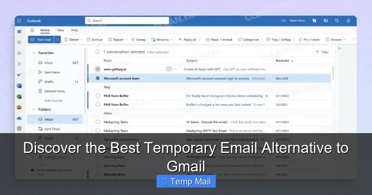 Discover the Best Temporary Email Alternative to Gmail