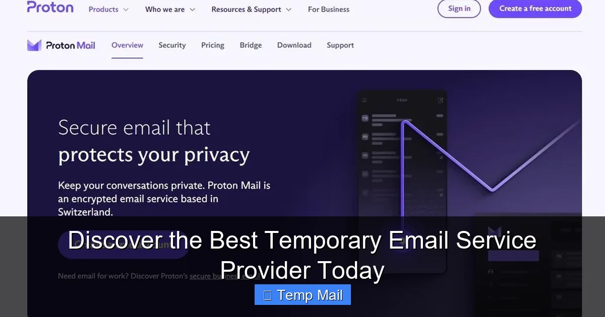 Discover the Best Temporary Email Service Provider Today