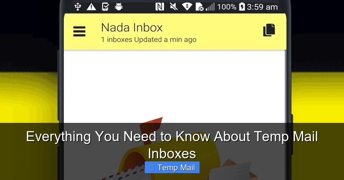 Everything You Need to Know About Temp Mail Inboxes