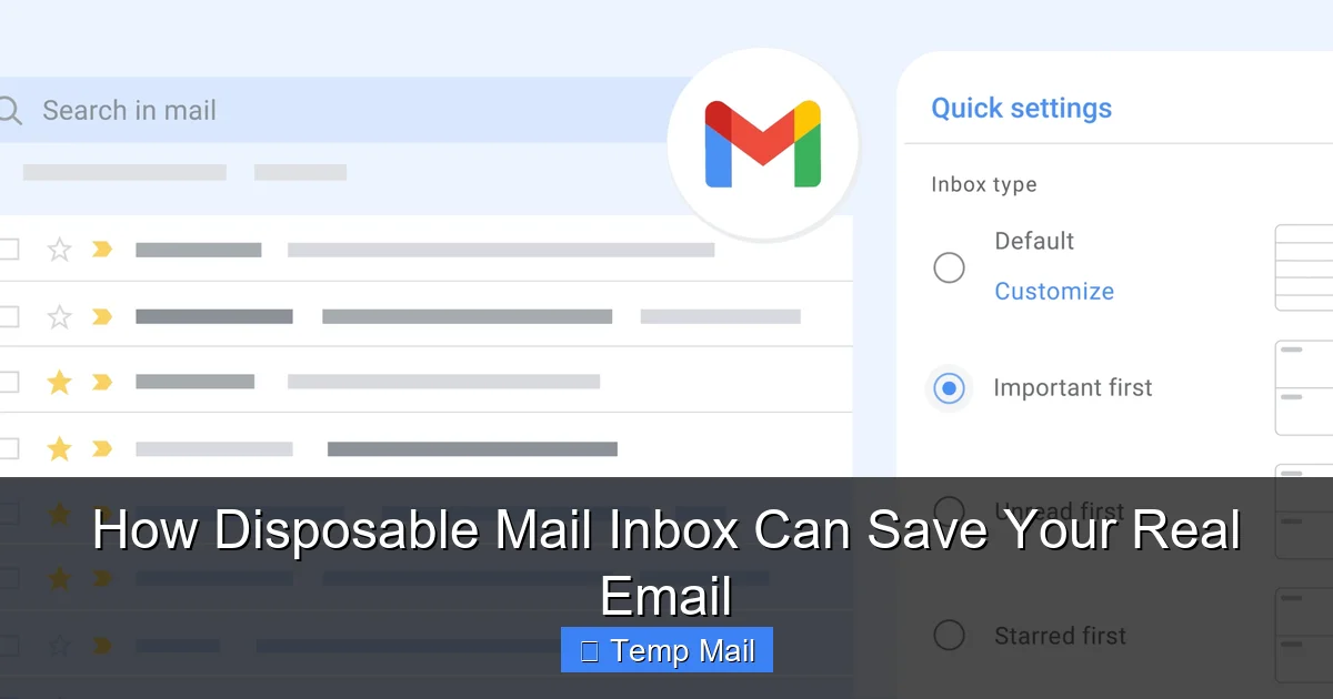 How Disposable Mail Inbox Can Save Your Real Email