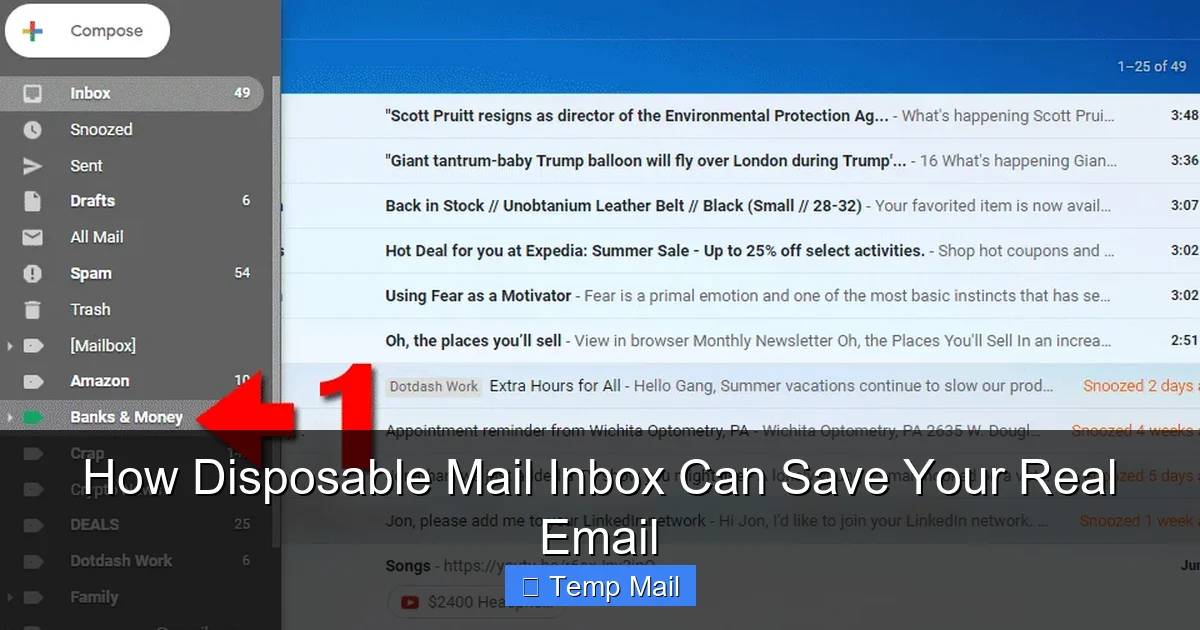 How Disposable Mail Inbox Can Save Your Real Email