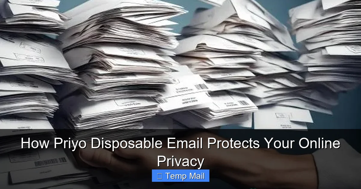 How Priyo Disposable Email Protects Your Online Privacy