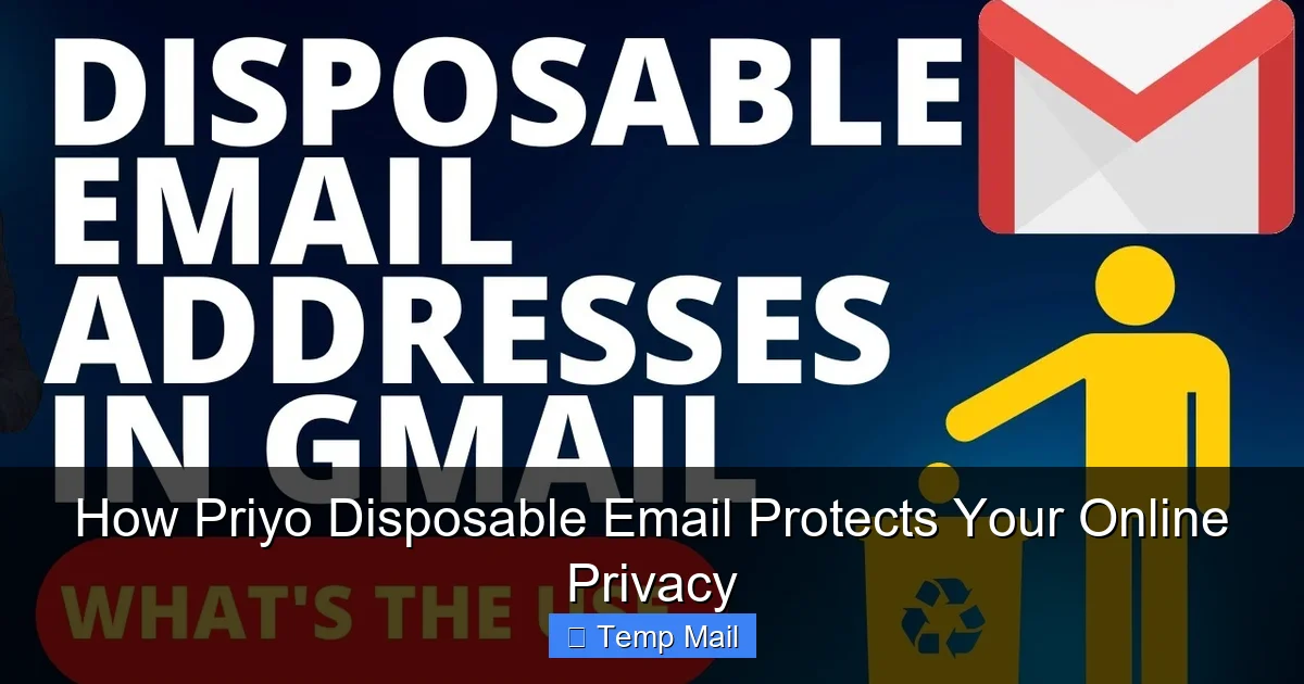 How Priyo Disposable Email Protects Your Online Privacy