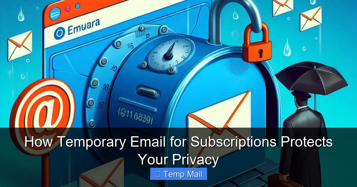 How Temporary Email for Subscriptions Protects Your Privacy