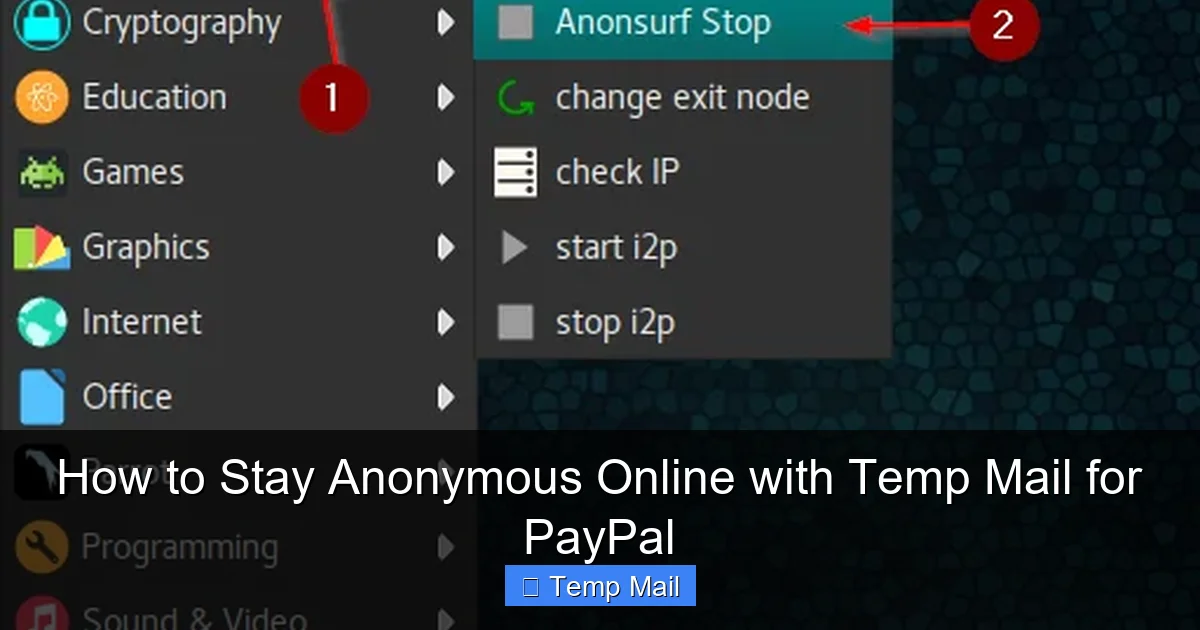 How to Stay Anonymous Online with Temp Mail for PayPal