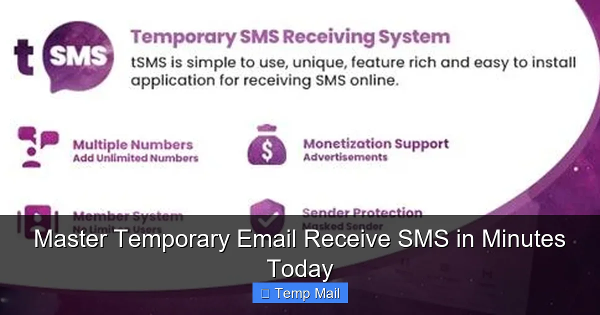 Master Temporary Email Receive SMS in Minutes Today