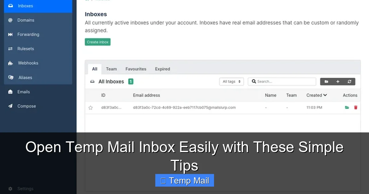 Open Temp Mail Inbox Easily with These Simple Tips