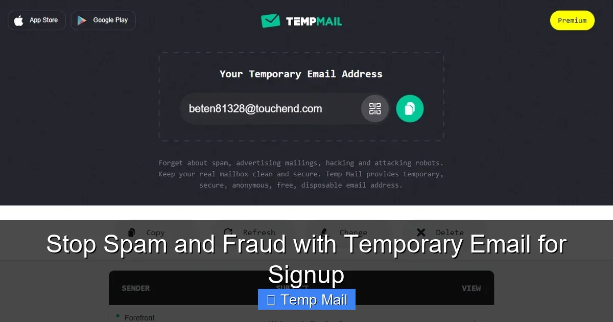 Stop Spam and Fraud with Temporary Email for Signup