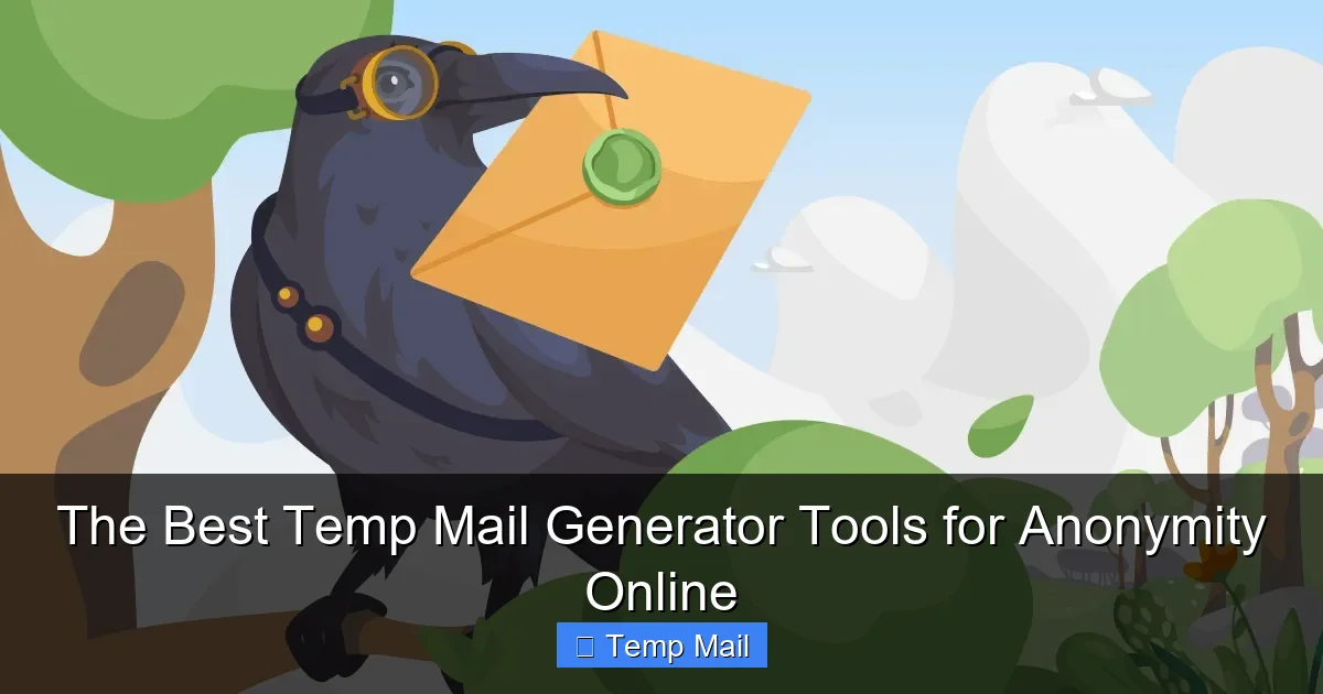 The Best Temp Mail Generator Tools for Anonymity Online