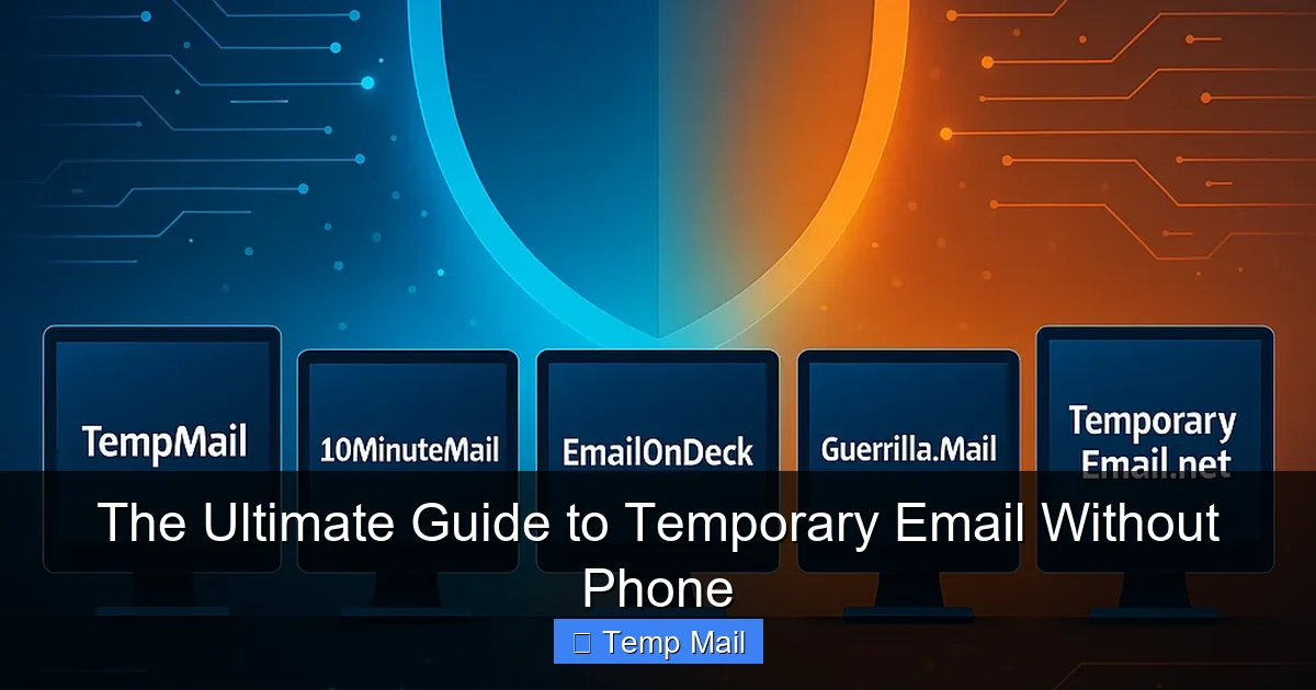 The Ultimate Guide to Temporary Email Without Phone