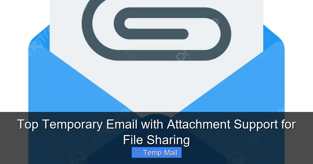 Top Temporary Email with Attachment Support for File Sharing