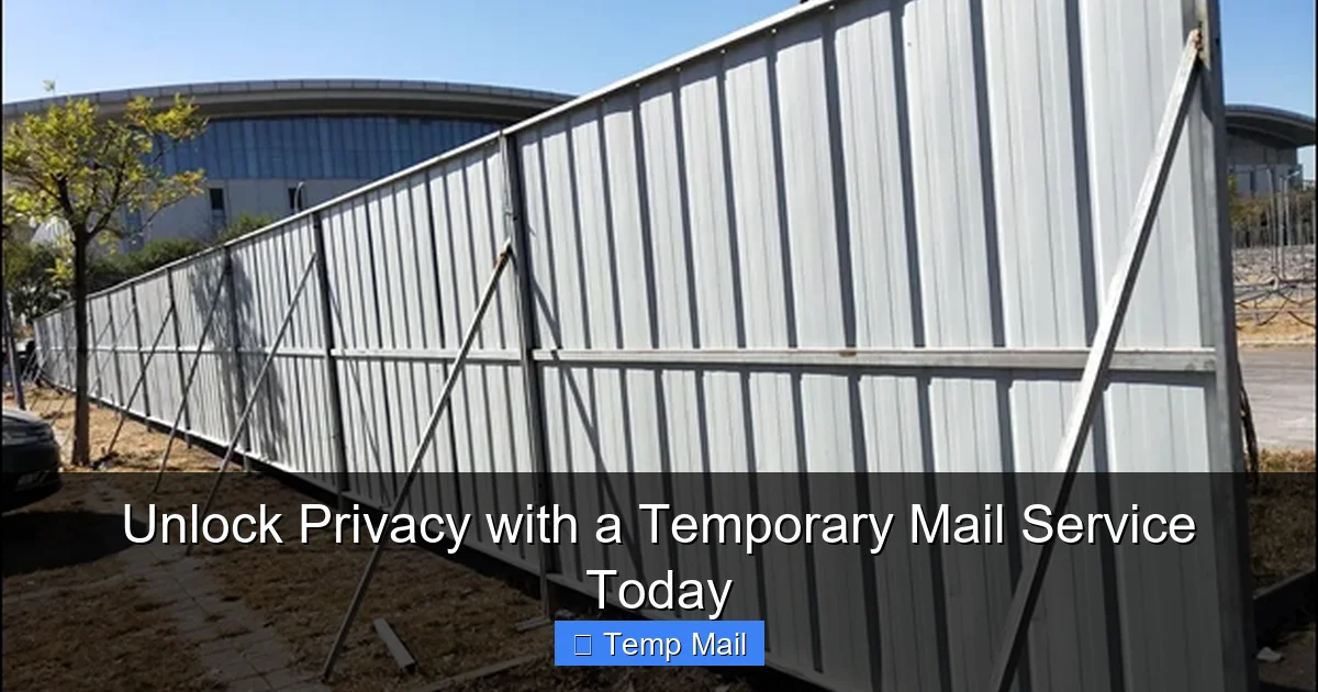 Unlock Privacy with a Temporary Mail Service Today