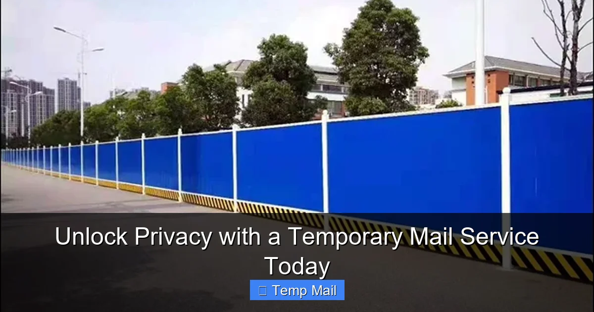 Unlock Privacy with a Temporary Mail Service Today