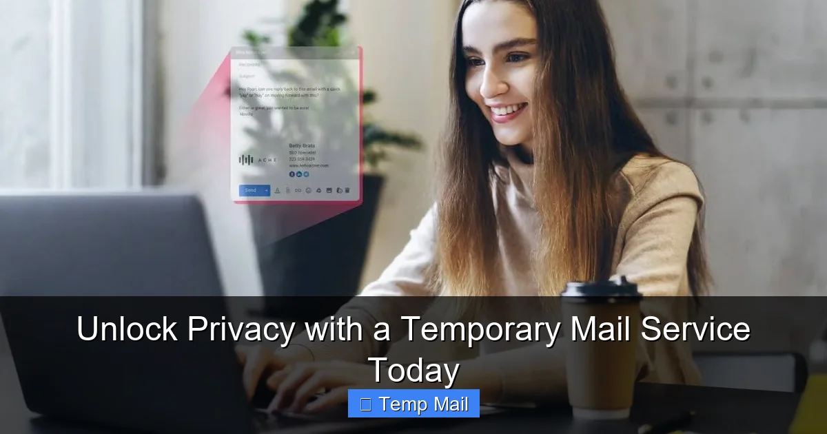 Unlock Privacy with a Temporary Mail Service Today
