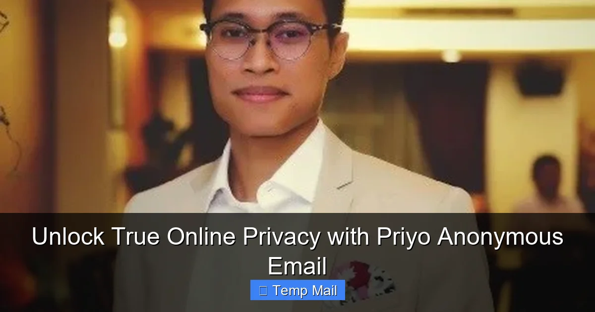 Unlock True Online Privacy with Priyo Anonymous Email