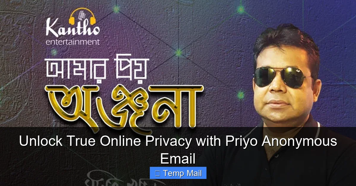 Unlock True Online Privacy with Priyo Anonymous Email