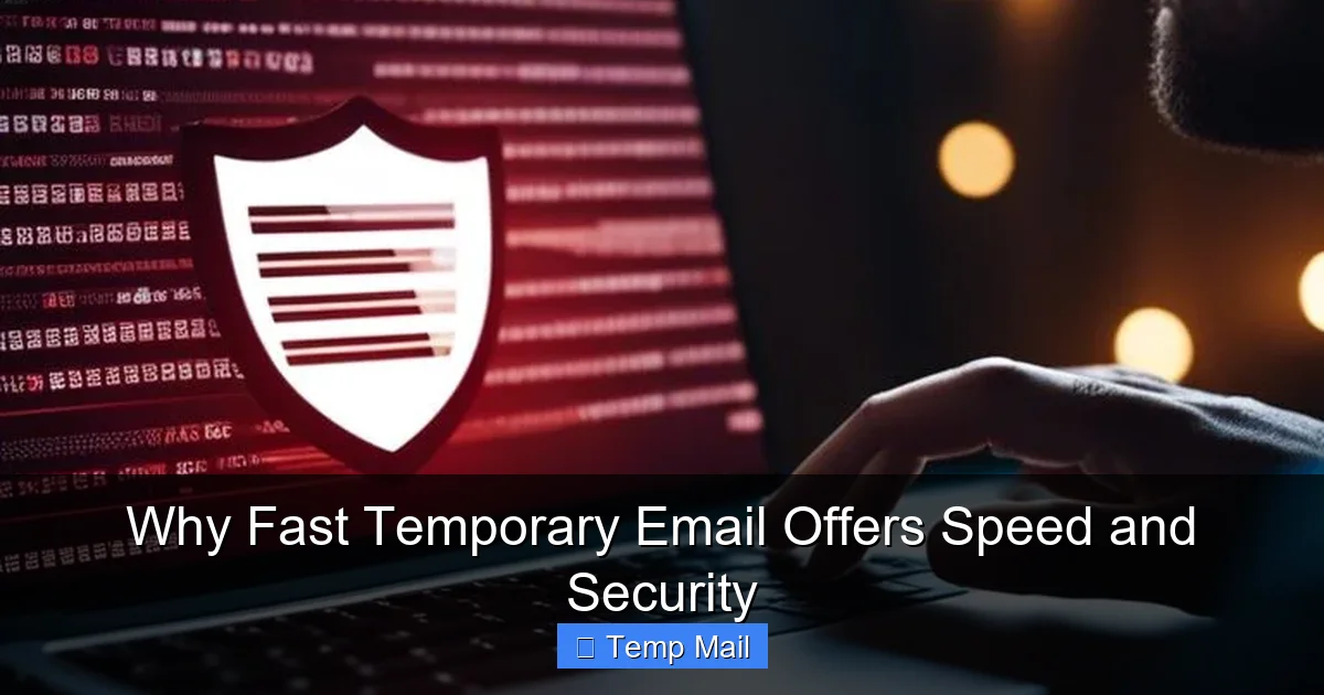Why Fast Temporary Email Offers Speed and Security