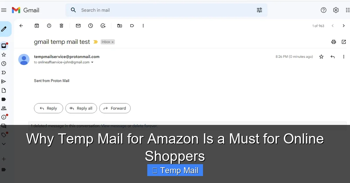 Why Temp Mail for Amazon Is a Must for Online Shoppers