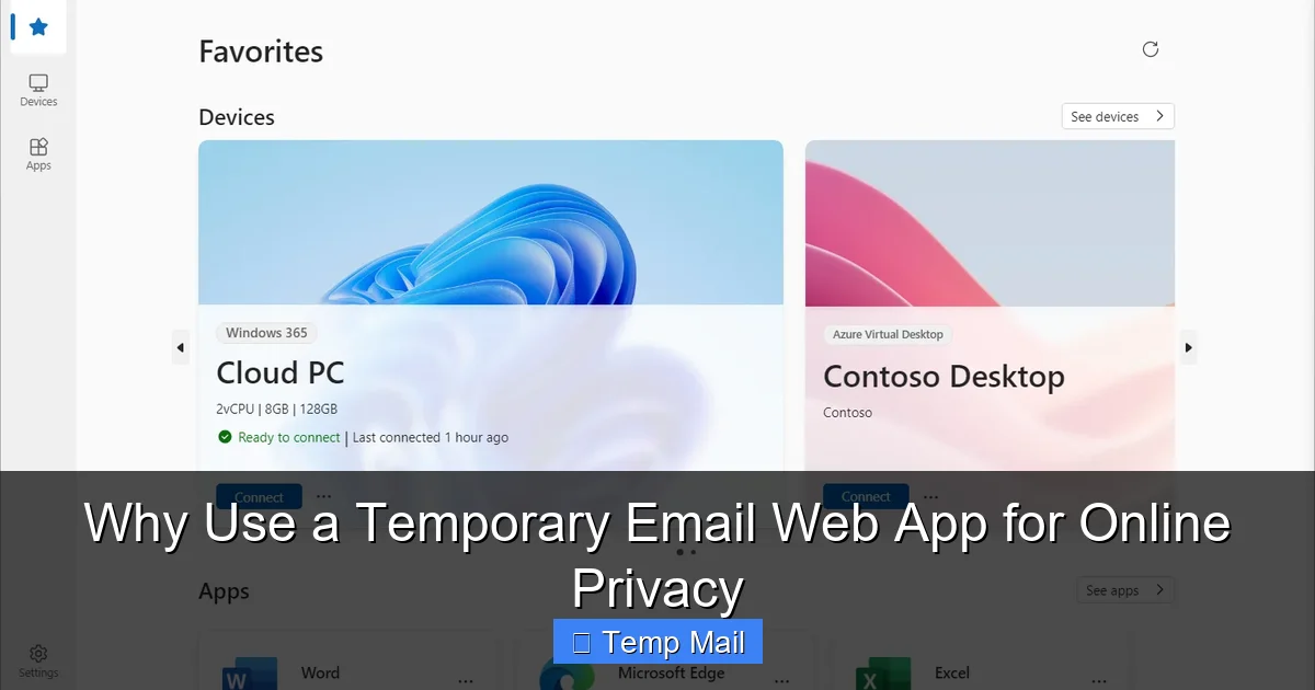 Why Use a Temporary Email Web App for Online Privacy