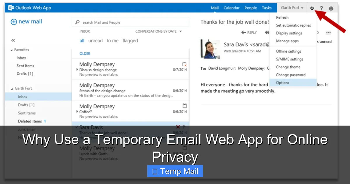 Why Use a Temporary Email Web App for Online Privacy