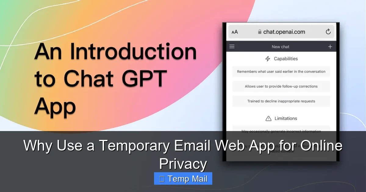 Why Use a Temporary Email Web App for Online Privacy