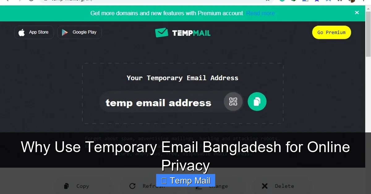 Why Use Temporary Email Bangladesh for Online Privacy