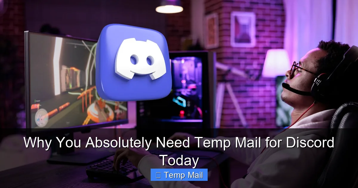 Why You Absolutely Need Temp Mail for Discord Today
