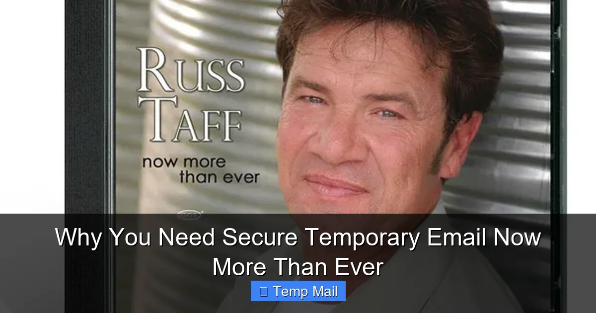 Why You Need Secure Temporary Email Now More Than Ever